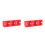 8Pcs Practical Red Plastic Concealed Box Safe and Durable 7