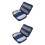 2Pcs Dark Blue Hand Tool Storage Bag Knitting Yarn Craft Organizer 5