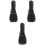 3Pcs Waterproof Guitar Gig Bag Black with Pockets and Convenient Strap 3