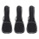 3Pcs Waterproof Guitar Gig Bag Black with Pockets and Convenient Strap 4