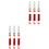 12Pcs Refillable Lip Gloss Bottles Bulk Plastic Empty Lip Balm Tubes 5