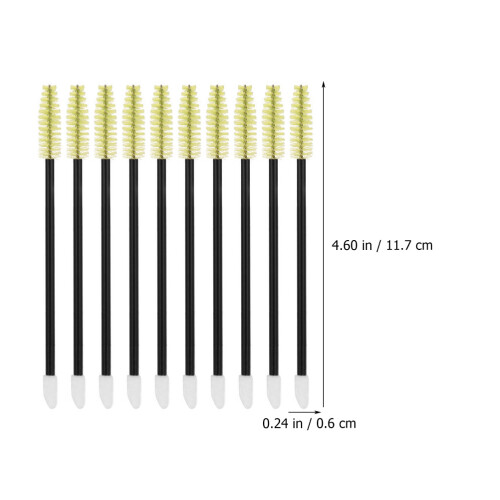 50Pièces Brosse Sourcils Jetable Nylon Vert Pour 1