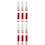12Pcs Refillable Lip Gloss Bottles Bulk Plastic Empty Lip Balm Tubes 7
