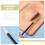 50Pièces Brosse Sourcils Jetable Nylon Vert Pour 6
