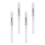 32Pcs Portable Transparent Silicone Lip and Eyeshadow Makeup Brushes 1
