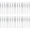 32Pcs Portable Transparent Silicone Lip and Eyeshadow Makeup Brushes 3