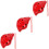 3Pcs Lightweight Red 6-Hole Ceramic Ocarina for Beginner Practice 7
