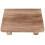 3Pcs Light Brown Wood Step Stools Stable Footrest for Home Office 2