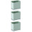 3Pcs Green Chopsticks Organizer with Drainage for Kitchen Countertop 8