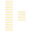 80Pcs Yellow Plastic Tool for Scratch Tickets Keychain 9
