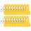 80Pcs Yellow Plastic Tool for Scratch Tickets Keychain 3