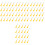 80Pcs Yellow Plastic Tool for Scratch Tickets Keychain 5