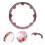 2Pcs Red Percussion Instruments Handheld Tambourine for Concert 9