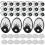 5Sets Sturdy Plastic Fake Doll Eyes Assorted Color for DIY Doll Making 1