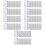 5Sets Multifunctional White ABS Chore Charts for Children Planning 8