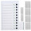 5Sets Multifunctional White ABS Chore Charts for Children Planning 2