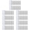 5Sets Multifunctional White ABS Chore Charts for Children Planning 7