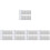 5Sets Multifunctional White ABS Chore Charts for Children Planning 6