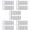 5Sets Multifunctional White ABS Chore Charts for Children Planning 9