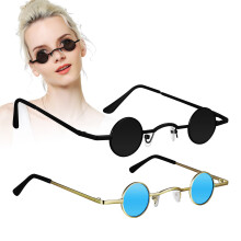10Pcs Retro Round Sunglasses Metal Frame Polarized for Men and Women