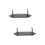 2Pcs Black Acrylic Cutter Display Stand Kitchen Storage Rack 9