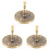 3Pcs Copper Incense Pressing Tool Multi Use Mold for Office Study Home 4