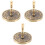 3Pcs Copper Incense Pressing Tool Multi Use Mold for Office Study Home 5