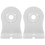 2Pcs White Wall Brackets for Camera with Innovative Cable Management 4
