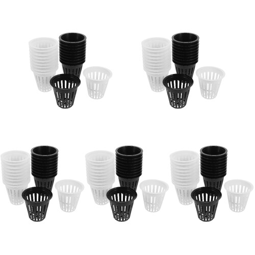 100Pcs Durable Plastic Hydroponic Planting Pots for Root Growth 2