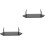 2Pcs Black Acrylic Cutter Display Stand Kitchen Storage Rack 5