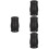 4Pcs Ebony Clarinet Tuning Tubes Black Adjustable Clarinet Accessories 8