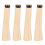 4Sets Wood Handle Replacement for Khaki Outdoor Durable Design 5