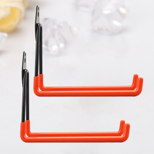 6Pcs Heavy Duty Garage Storage Hooks Multi Color Arm Hangers for Tools 1