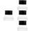 4St Leer Zegel Vergrootglas Doos ABS Kind Insecten Multi Kleur 8