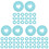 150St Notebook Binder Discs Plastic, Sky- , Voor School En Kantoor 4