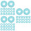 150St Notebook Binder Discs Plastic, Sky- , Voor School En Kantoor 9