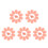 150Sets Roze Plastic Neuskits Voor DIY Speelgoed En 4