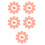 150Sets Roze Plastic Neuskits Voor DIY Speelgoed En 9