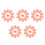 150Sets Roze Plastic Neuskits Voor DIY Speelgoed En 7