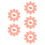 150Sets Roze Plastic Neuskits Voor DIY Speelgoed En 6
