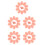 150Sets Roze Plastic Neuskits Voor DIY Speelgoed En 3