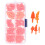 1600St Mini Plastic Sneeuwpop Kleur Voor DIY Versiering 3