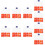 1600St Mini Plastic Sneeuwpop Kleur Voor DIY Versiering 6
