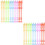 20St Kind Mini 6 Plastic Muziekinstrument Heldere Kleuren 7