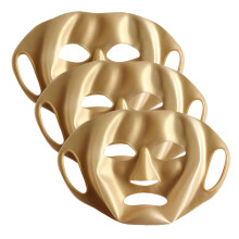 9St Gouden Siliconen Maskercovers 3D Gezichtsmasker Herbruikbaar