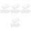 240St Siliconen Oorstickers Wit - Oorcorrector Accessoires Dames 4