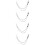 4St Zilveren Broekketting Modieuze Accessoire 10