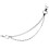 4St Zilveren Broekketting Modieuze Accessoire 2