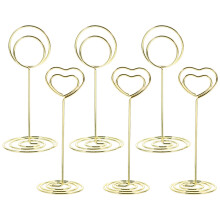 24St Gouden Aluminium Place Card Holder Voor Office En Restaurant