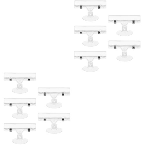 10St Prijskaart Display ABS Transparante Reclame Clips 2